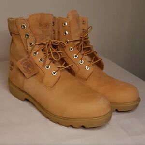 Timberland Men's Light Brown Lace-Up Boots